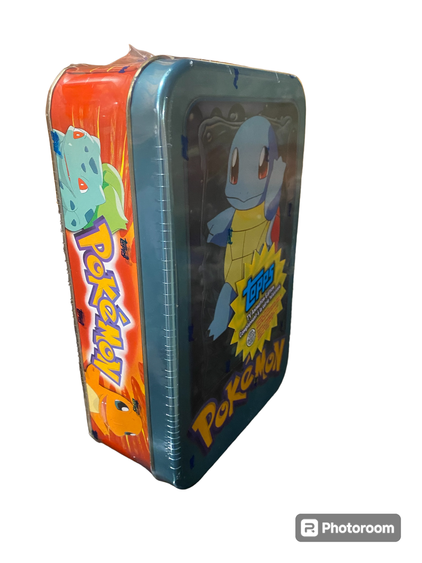 1999 Pokémon TV Animated Tin Box - Squirtle Edition (SEALED)