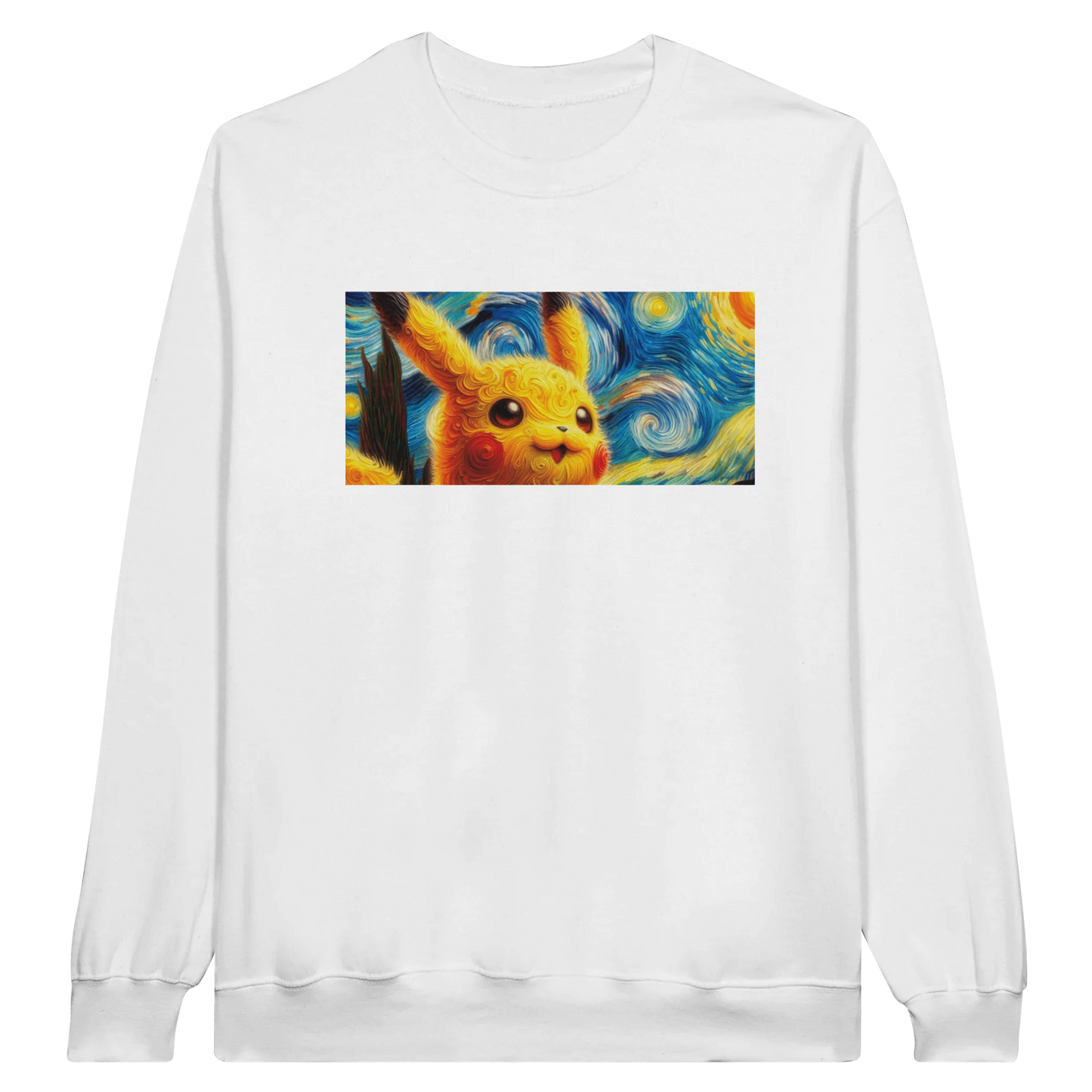 Van Gogh Style Adult Crewneck Sweatshirt
