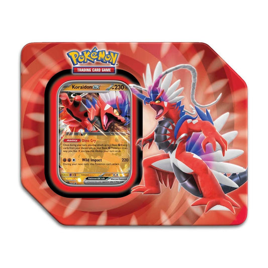 Pokemon “Koraidon EX” Paldea Legends Tin