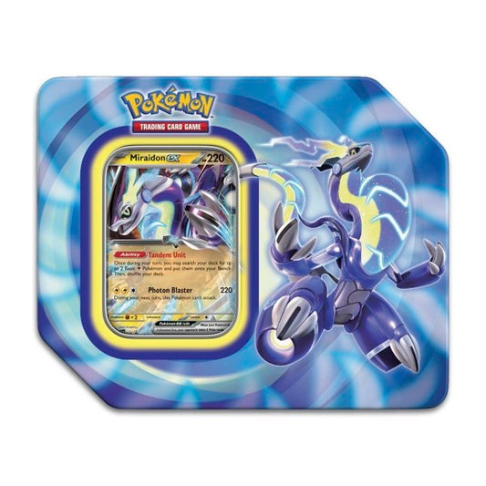 Pokemon “Miraidon EX” Paldea Legends Tin