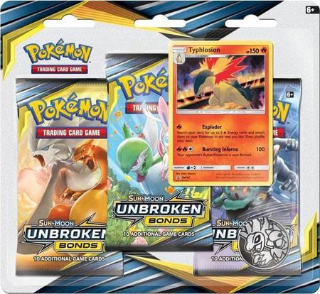 Pokemon 3pk Blister - SM10 Unbroken Bonds (1 of 2)